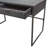 Spectrum 2-Drawer Solid Mango Wood Desk In White Finish W/ Gold Finished Iron Legs