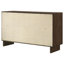 Commode 6 tiroirs Glenwood brun chaud