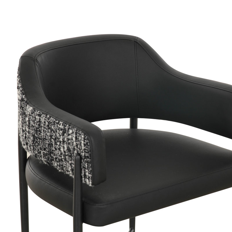 Chaise de salle à manger Sezanne, Noir