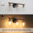 Mariello 3 - Light Dimmable Vanity Light with Seeded Glass-75146019