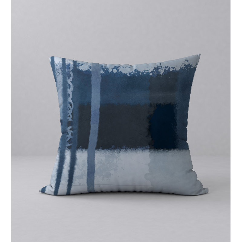 Housse de coussin décorative carrée immaculée et élégante, H 18 po x l 18 po