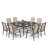 Bronislovas 8 - Person Patio Dining Set with Square Table-39100770
