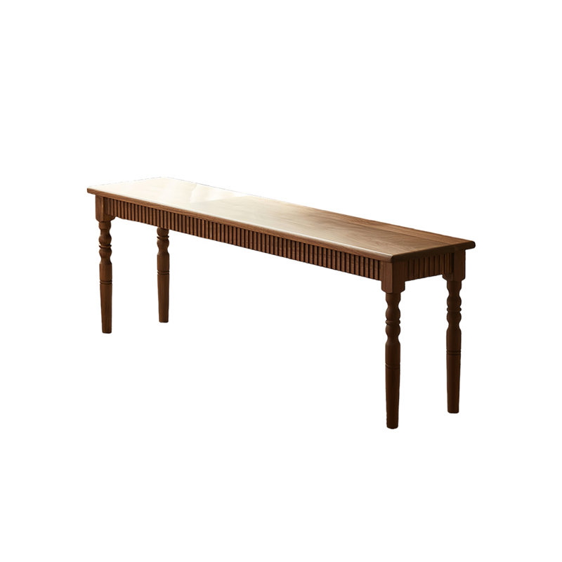Banc chinois en bois massif, H 17,71 po x l 70,86 po x P 11,81 po