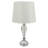 Neutral Crystal 23.75" Bulb Table Lamp, Clear - 13.0" x 13.0" x 23.75"
