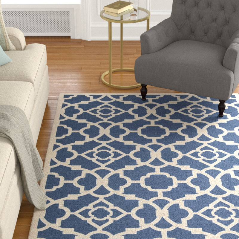 Geometric Indoor / Outdoor Area Rug, Rectangle 236 x 330cm
