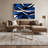 Hard Edge 18 Blue Canvas Wall Art-1758107820