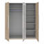 Temirlan 3 Door Manufactured Wood Wardrobe