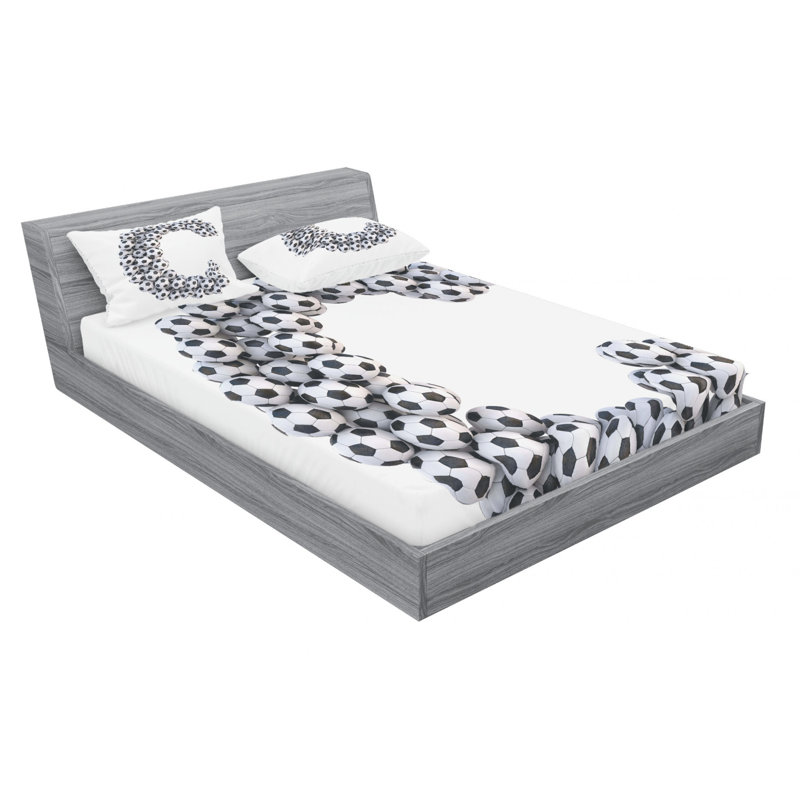 Microfiber Sheet Set, Full Sheet Set with Fitted Sheet, C