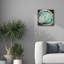  «Atlantis 1» par Alicia Ludwig, art mural sur toile, 18 po x 18 po