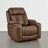 Genuine Leather Triple Motor Power Recliner with Power Headrest and power lumbar-122120645
