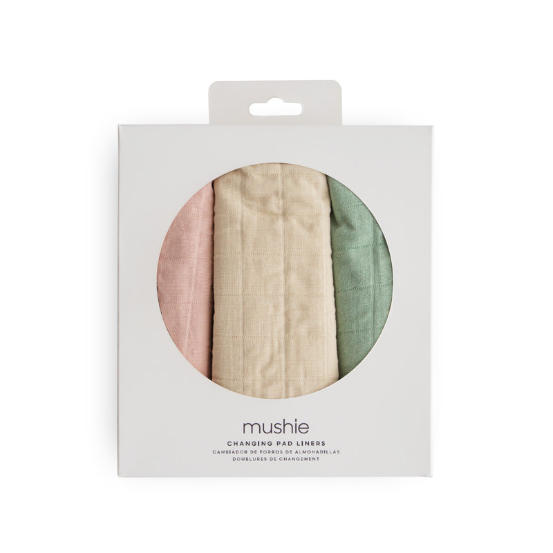 Changing Pad Liner - 3 Pack, Blush Combo