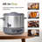 19 QT Electric Automatic Water Bath Canner With Rack and Lid, Temperature Control 86-212 °F, Timer 20-120 Min, Keep Warm Function, Overheating Protection