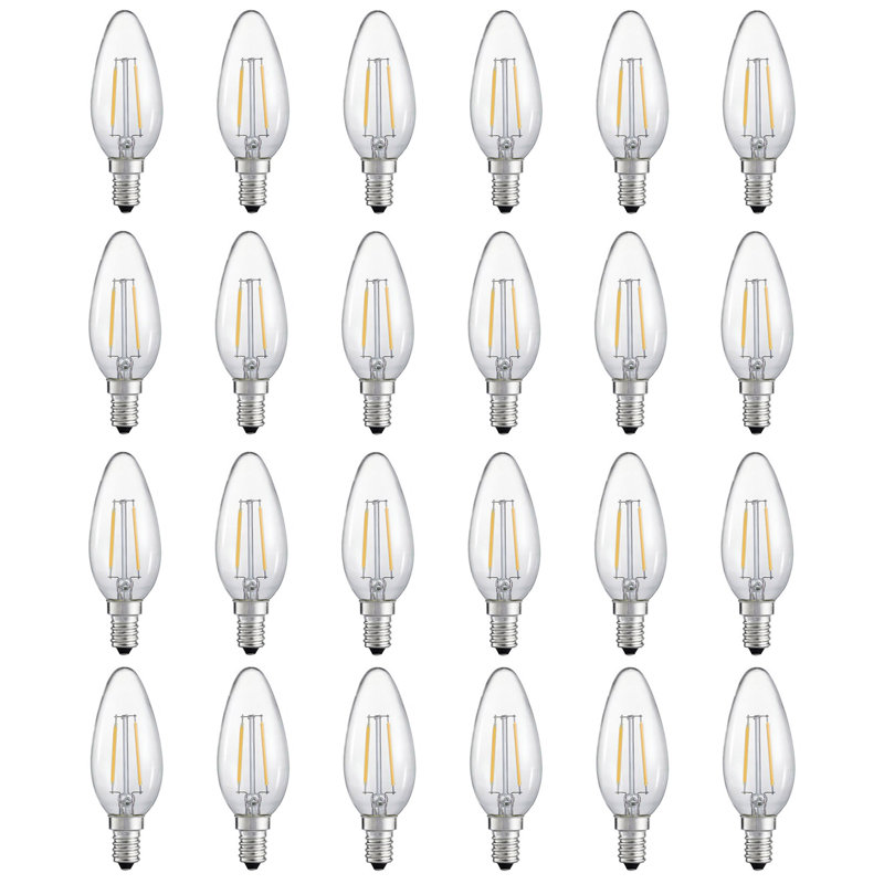 2 W C35 E12/Candelabra 2700 K LED Smart Bulb