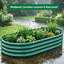 Grands jardinières, lit de jardin surélevé moderne en acier galvanisé 8 x 4 x 1 pi