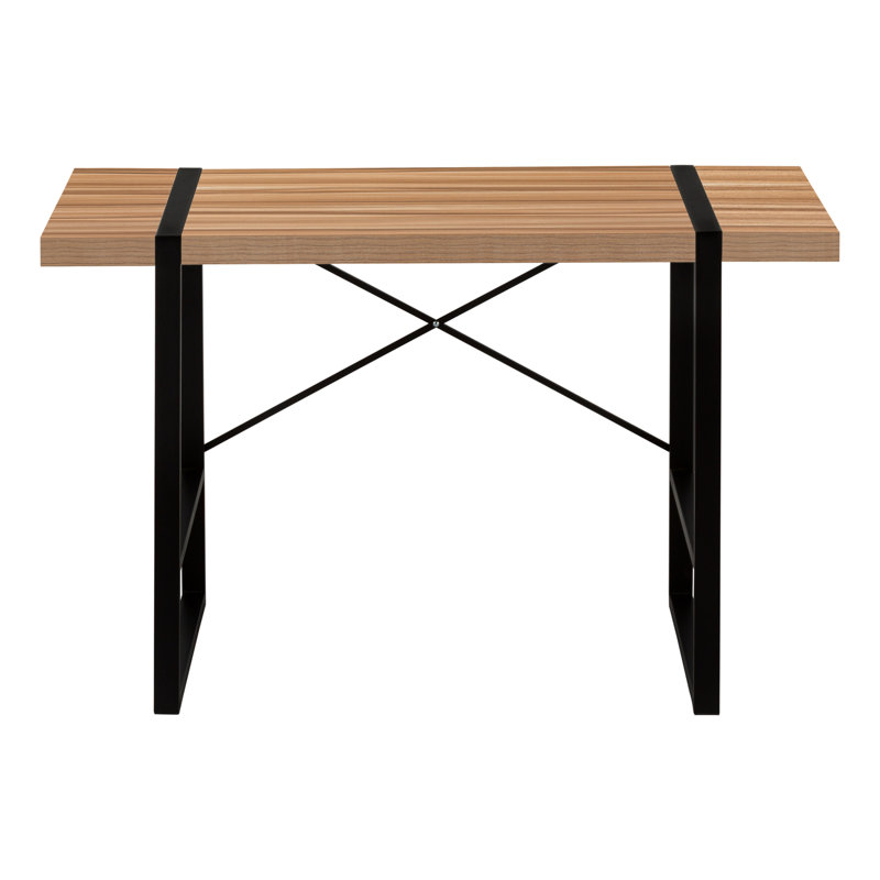 Computer Desk, Black/Brown