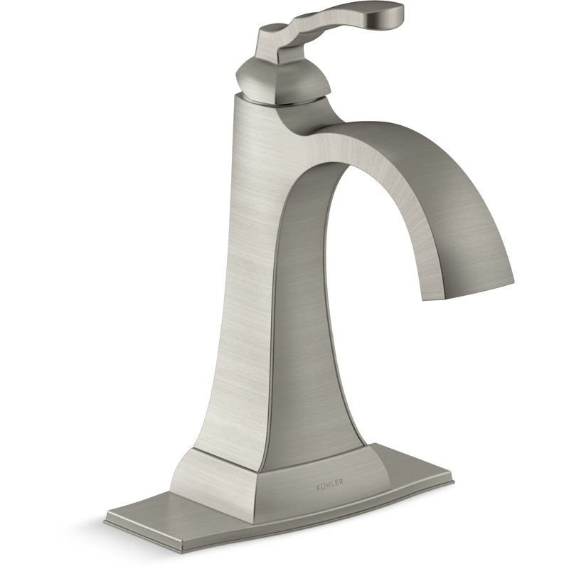 Ridgeport Single Hole Bathroom Faucet and ScratchShield Technology, Polished Chrome