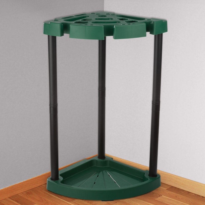 Green and Black Plastic Corner Tool Organizer 2-Pack