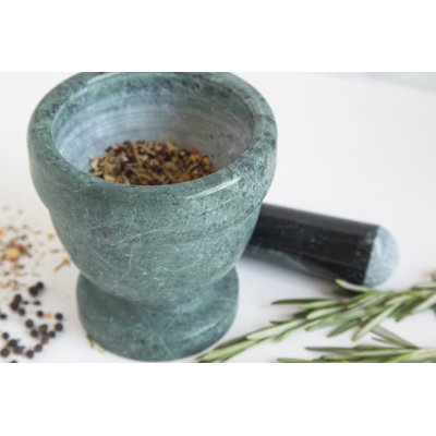 Marble Mortar And Pestle Set