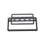Repose-pieds rembourrés Modern Beige - structure en aluminium, 2 coussins Brown Touch, structure, pour la maison