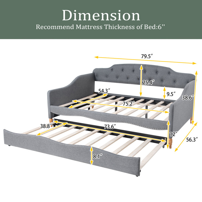 Arnetia Upholstered Daybed