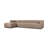 Augustine 2 PC Sectional W/ RAF Chaise-124"-Crypton Nomad Taupe-120922009-120922010