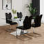 Table en verre de style moderne