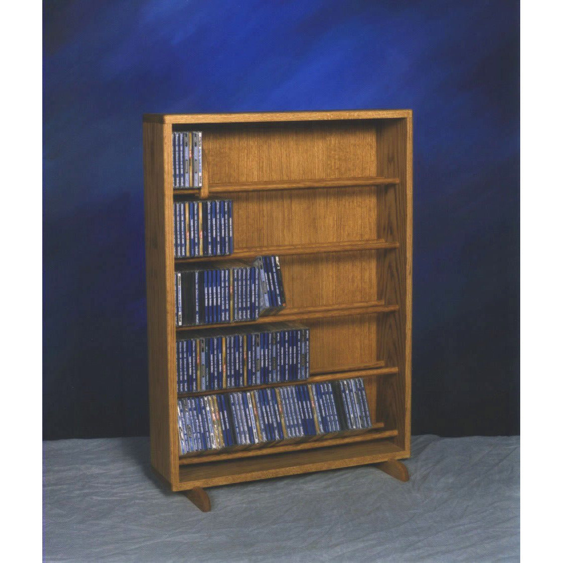 Fender Cd Rack Made In USA CD Shelf Wood Shed HILL 04 Series Oak - Holds 504 CDs, 5 ...