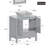 Mitman 30'' Single Bathroom Vanity with Tempered Glass Top-1900743244