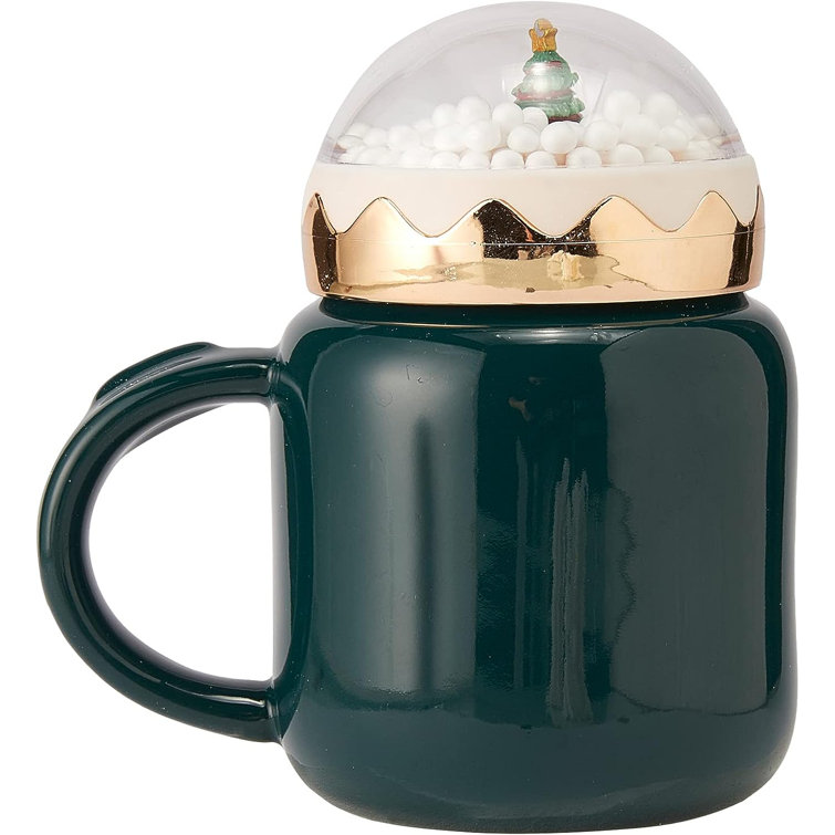 Christmas Coffee Cup With Lid And Star Stirrer – The House Of BLOC
