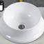 Lavabo vasque de salle de bain en céramique blanche