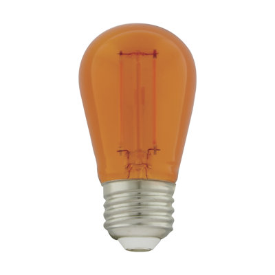 1 W (équivalent à 11 watts), ampoule à DEL S14, à intensité variable, culot moyen E26 (standard)