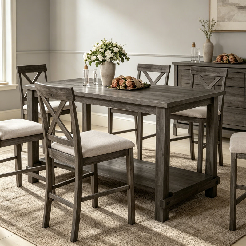Chandon Rectangular Dining Table Kitchen Table Dining Room Table Wood Dining Table