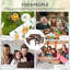 8-Seater Carbonized Wood Garden Dining Set 