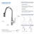 Bari Pull Down Single Handle Kitchen Faucet-73243924