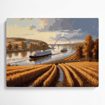 USA State Missouri Brown Metal Wall Art