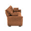Canapés modernes et ergonomiques, revêtement en chenille de qualité supérieure pour le salon, orange brûlé