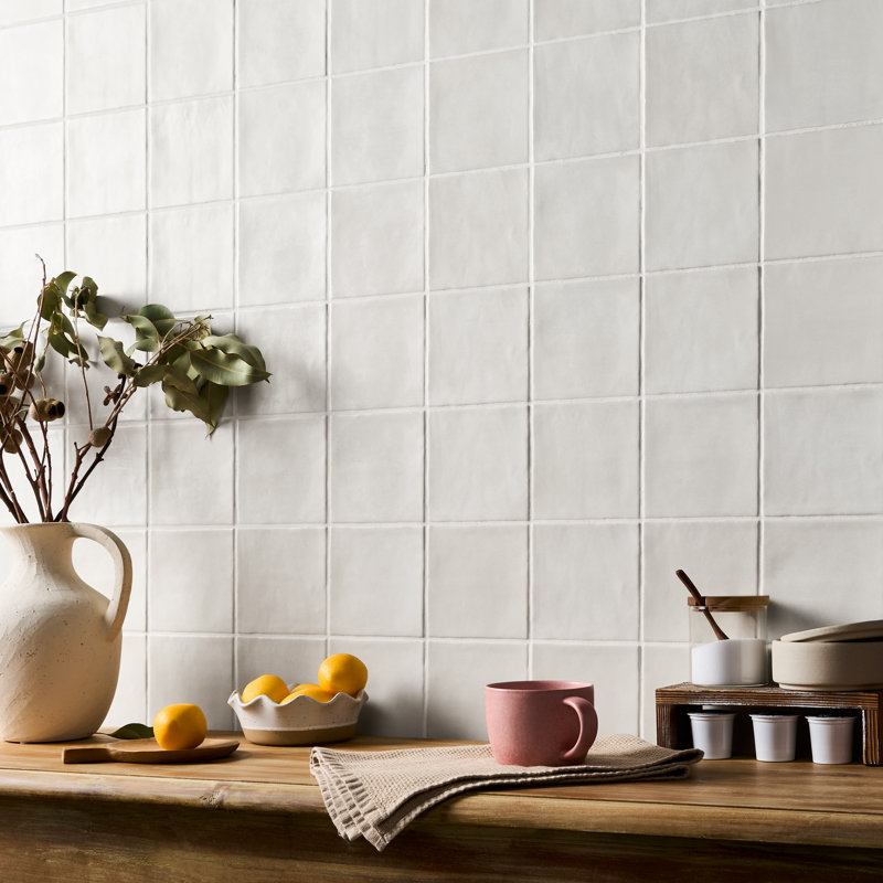Paula Purroy Antoni 5.11 In. X 5.11 In. Matte Ceramic Wall Tile (6.02 Sq. Ft. / Case), Cream