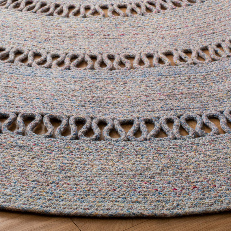 Duffy Hand Woven Performance Rug, Round 6'