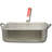 King Kooker 15 Qt. Rectangular Fry Pan with Helper Handles and Punched Aluminum Basket with Heat Resistant Handle