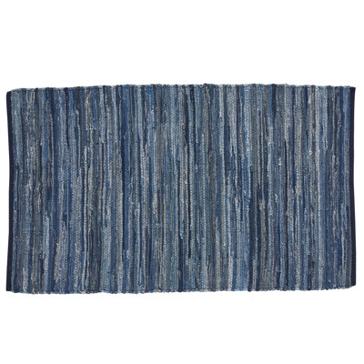 Tapis de couloir Breakwater Bay Indigo Chindi