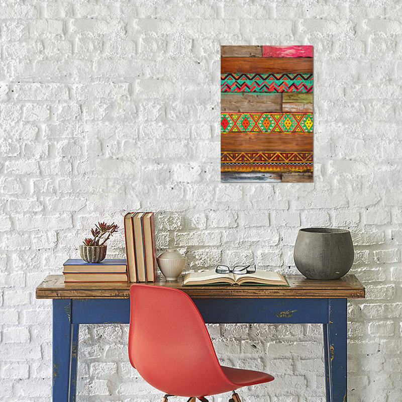 Indian Wood by Diego Tirigall - Wrapped Canvas Painting, 66.04 cm H x 45.72 cm W x 1.91 cm D