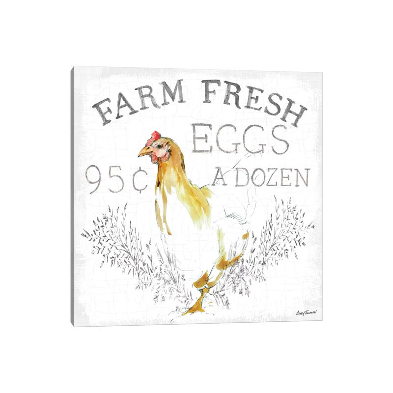 Farm Fresh Enamel by Avery Tillmon - Wrapped Canvas Print, 45.72 cm H x 45.72 cm W
