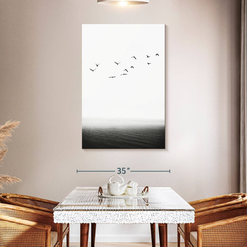 Brampt Flight At The Seaside, 48" H x 32" W