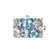 Rooshi Moroccan Blue/Gray/Ivory Area Rug