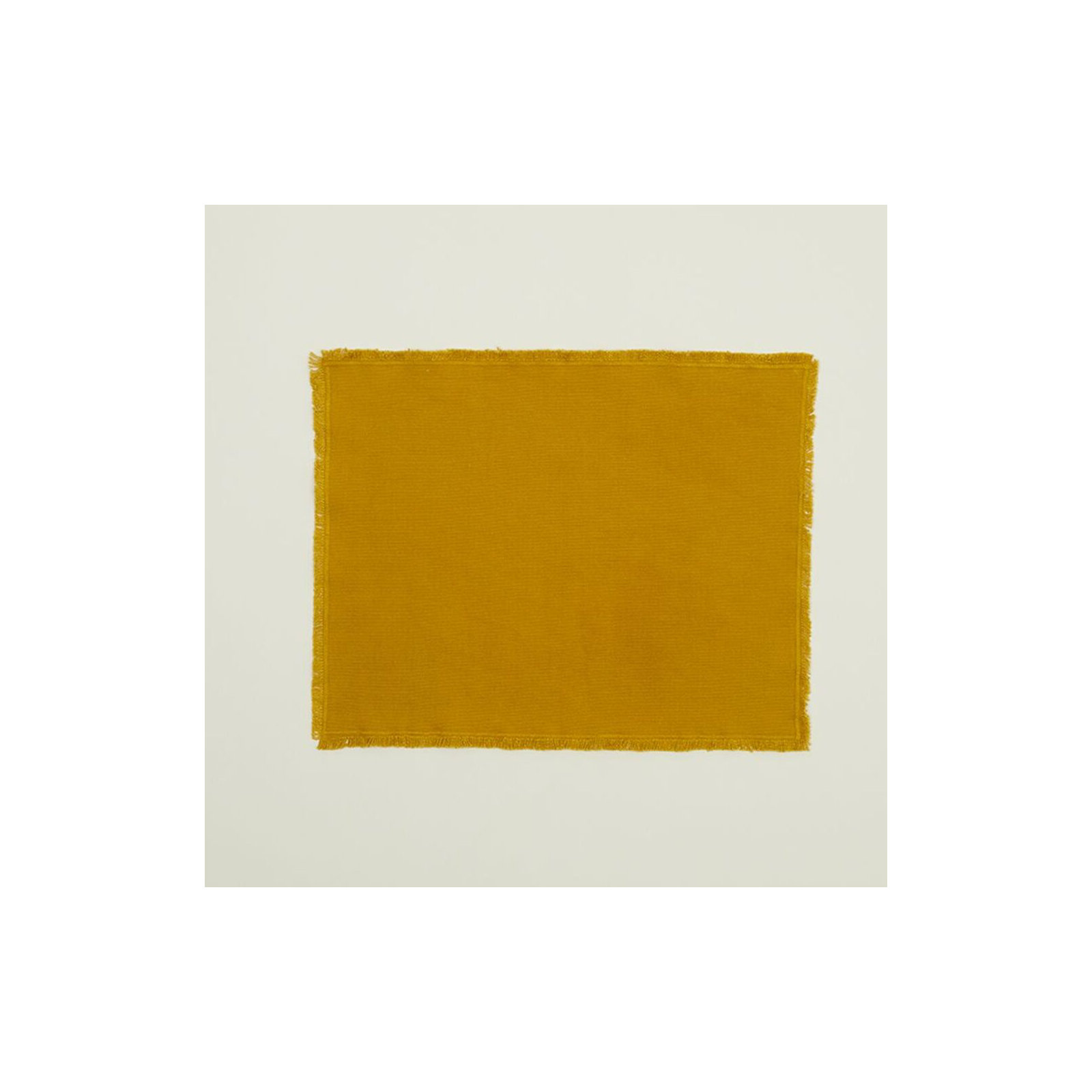 Essential Cotton Placemat - Set Of 4, Mustard