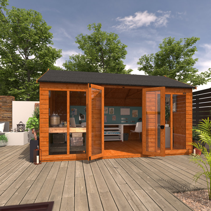 14x10w Tiger Retreat Contemporary Summerhouse