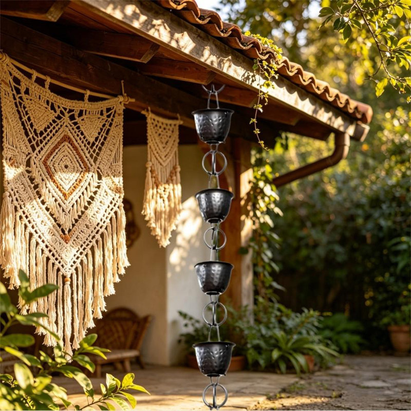 Aluminum No Subject Rain Chain