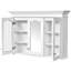 40" Bathroom Storage Cabinet With Mirror And Spacious Interior - Fits Modern Decor Wall Mounted Double Doors Doubles Reflection