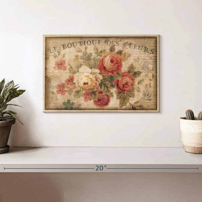 Harnek Parisian Flowers III, H 8 po x l 12 po