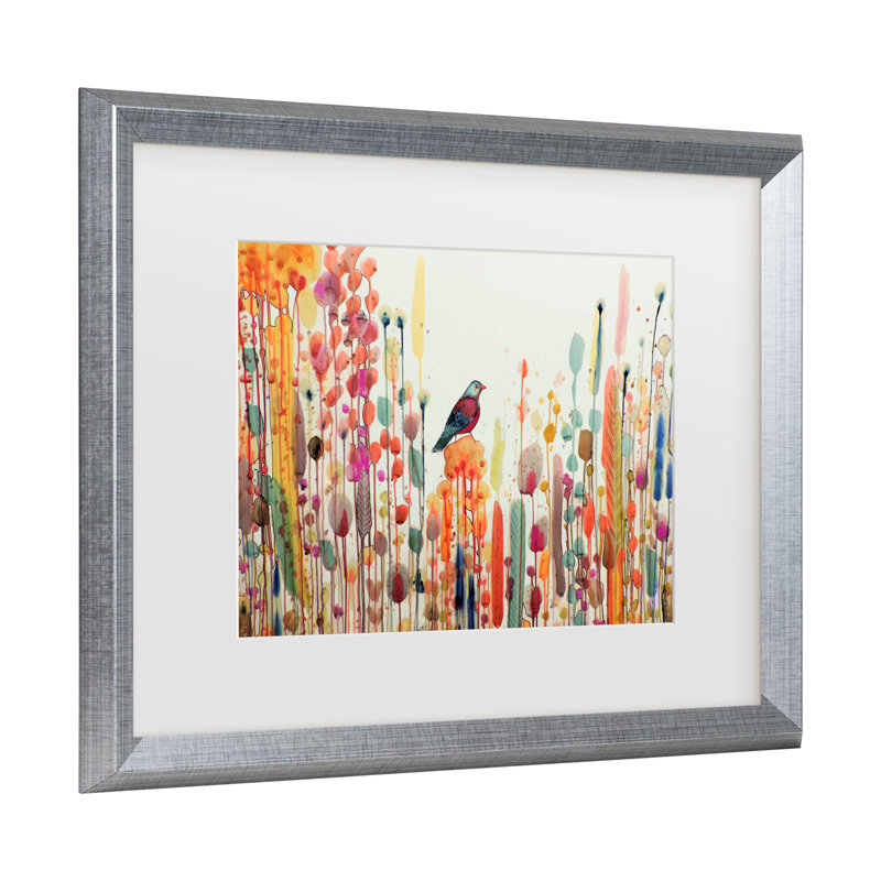 «Joie De Vivre» par Sylvie Demers, H 14,5 po x l 17,5 po x P 0,75 po, Argent